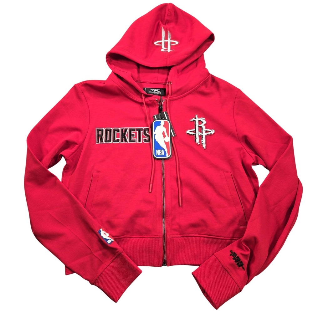 Houston‎ Rockets Hoodie Sweatshirt Womens Medium Red NBA Basketball Pro Standard